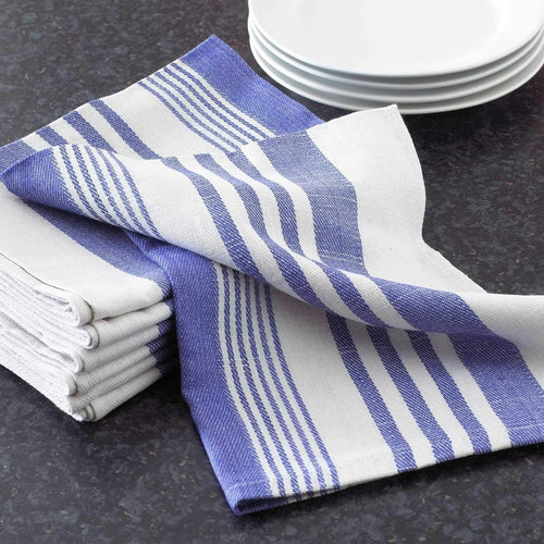 Pack of 10 Aston Large Tea Towel Dish Towels 100% Cotton Kitchen Towels, Bar Towels and Tea Towels 50cm x 70 cm