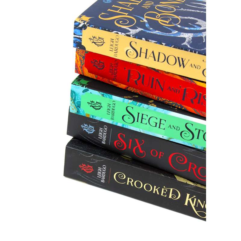 Leigh Bardugo 5 Books Set Collection, Shadow And Bone Trilogy, Grishaverse Series