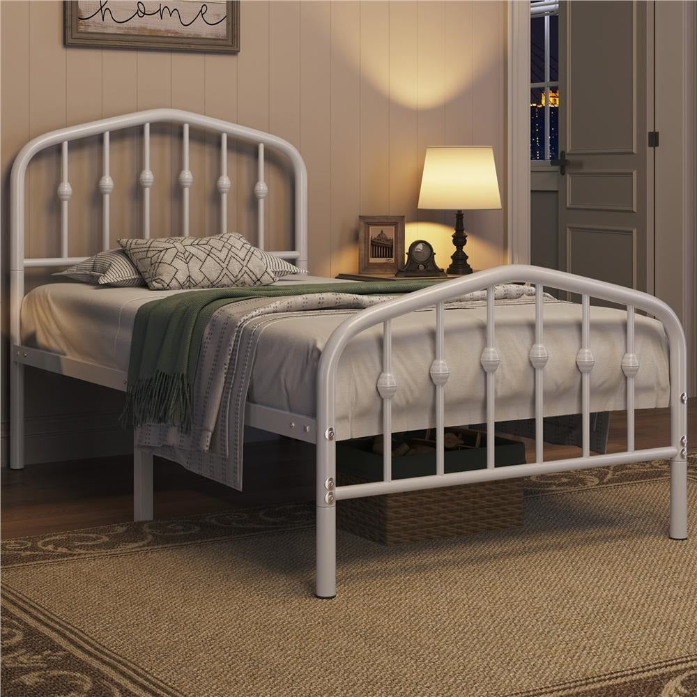 arched metal platform bed frame - use example 8