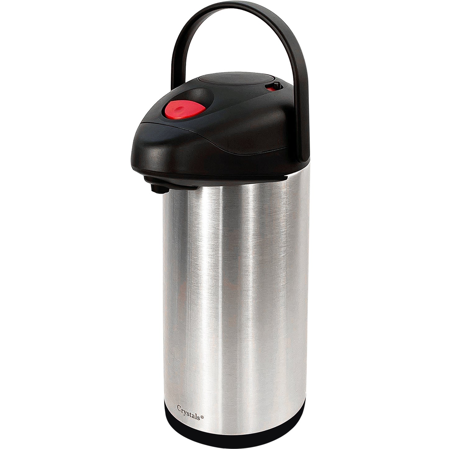 5L Stainless Steel Insulated Vacuum Airpot Flask with Pump Action, Thermal Carafe for Hot or Cold Drinks
