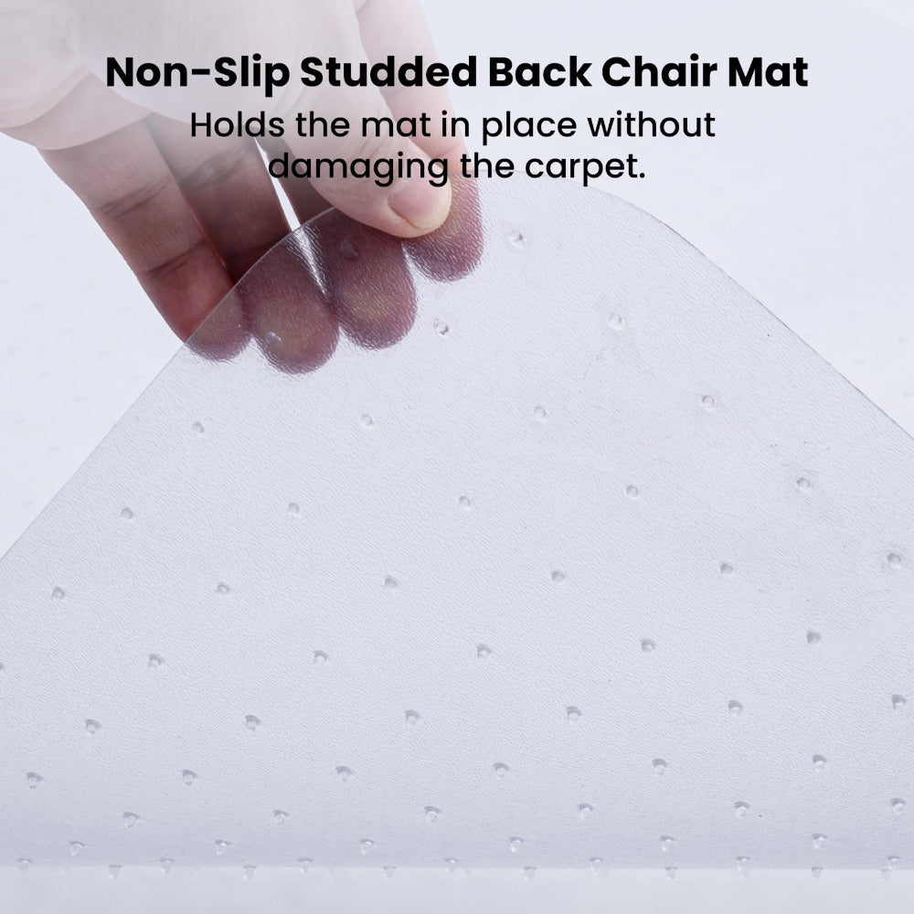 PVC Clear Chair Mat Non Slip Office Chair Desk Mat Floor Computer Carpet Protector Plastic Clear