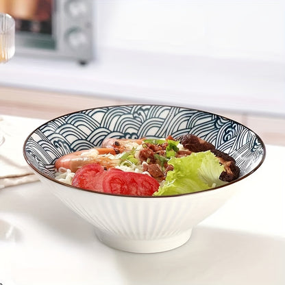 4pcs Ceramic Plates Set, 20.5 cm - Italian Pasta Bowls，Elegant Round Dinner Plates with Delicate Patterns, Durable and Easy to Clean, Perfect for Home, Dorm, Kitchen, Restaurant - All-Season Use, Kitchen Essential, Fashionable Tableware, High-Quality Dish