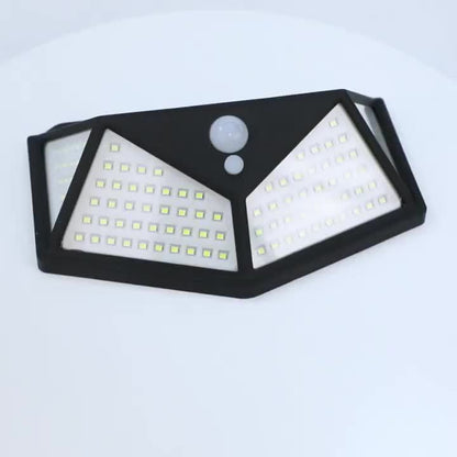 2-12pcs Outdoor Solar LED Lights, Garden Solar Lights IP65 with Motion Sensor, Four-sided Lighting Ultra-Bright Wall Lights, for Yard Garden Lawn Patio Courtyard Fences Driveway Pathway Decorations, Solar Lights