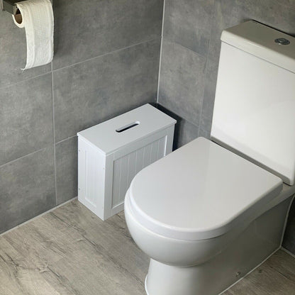 White Toilet Cleaning Product Storage Tidy Box Unit Bathroom UNIT TIDY Case Holder