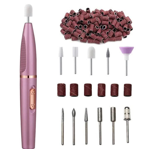 USB Electric Nail Drill, Portable Nail Machine Kit, Nail And Foot Tools with Nail Drill And Polishing Kit, Electric Nail File, Nail Kit for Home Use, Best Choice for Gifts