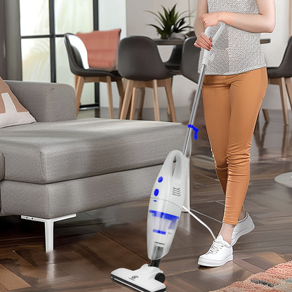 SUPERLEX 600W Vacuum Cleaner with Cable 4-in-1 Upright Bagless Vacuum, Hand-held Stick Vacuum Cleaner 16Kpa Suction with HEPA Filter for Animal Hair, Carpet, Floor