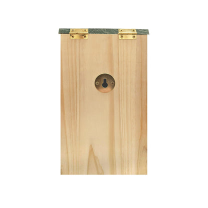 2 X Wooden Nesting Box Bird House Nesting Box Small Birds Bluetit Robin Sparrow