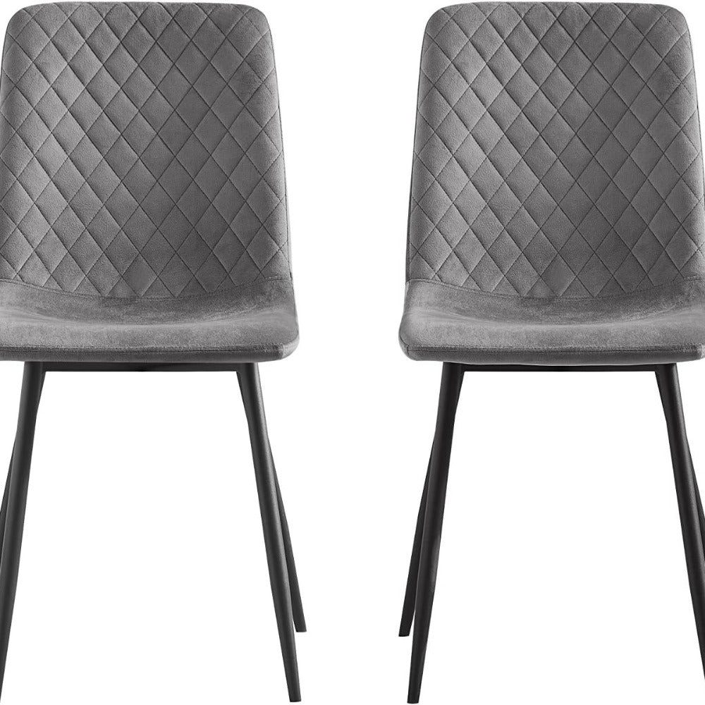 velvet dining chairs set - alternate angle 18