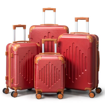 Hard Shell Luggage Set 3 4 5 Piece ABS Suitcase Set with 360° Spinner Wheels Expandable Lightweight Hardside 12 16 20 24 28 Inch 7 Colour Combinations UK
