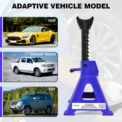 Hydraulic Trolley Jack, Heavy Duty 2 Tonne Floor Jack Heavy Duty, for Car And Truck Repairs, Car Auto Trailer Garage Tyre Repair, Blue, Maintenance Tools