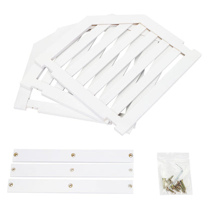 Bamboo Cabinet Shelf Organiser - 3 Tier Corner Shelf for Kitchen & Bathroom Countertop Cabinet Organiser Plate Rack Tidy Cupboard Shelf Insert Storage Organisation