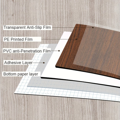 Quality Back Sticky Wall Stickers 61cm x 10M, Self-Adhesive Waterproof Vinyl Flooring Roll, Easy DIY Light Wood Plank Design, Wear-Resistant, Peel and Stick Floor & Wall Paper for Quick Home Renovation, Ideal for Living Room, Kitchen, Bathroom
