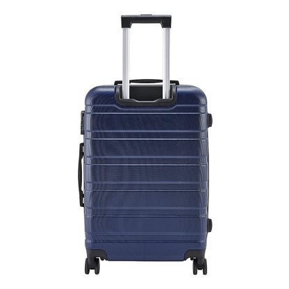 20" Suitcase Lightweight 4 Wheel Spinner Hard Shell ABS Luggage Hold Check in Travel Case Cabin Suitcase Carry On Suitcase, Hard Shell Suitcase with 4 Wheels Cabin Luggage Blue B