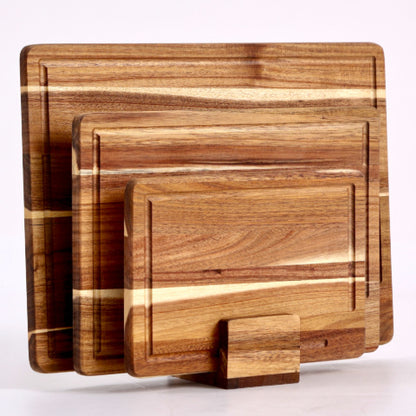 3pcs Cutting Board Set, Essential Kitchen Chopping Board, Camping Gear, Kitchen Decor, Christmas Gift, Professional Cutting Board for Meat, Vegetables, Cheese, Fruit, Kitchen Gadgets & Accessories