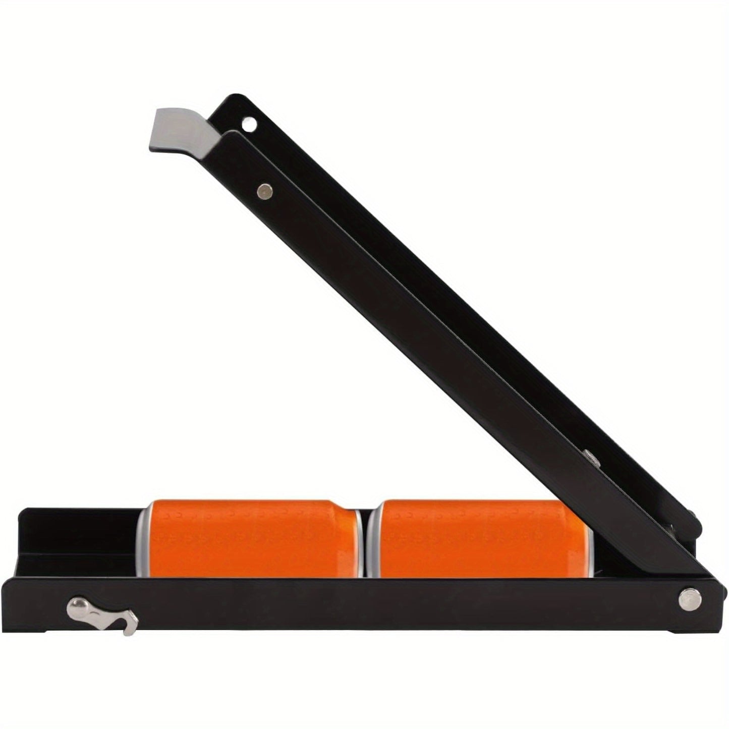 Heavy Duty 16oz Foot-Operated Can Crusher, Standing Metal Soda & Beer Can Smasher for Bottles - Industrial Strength