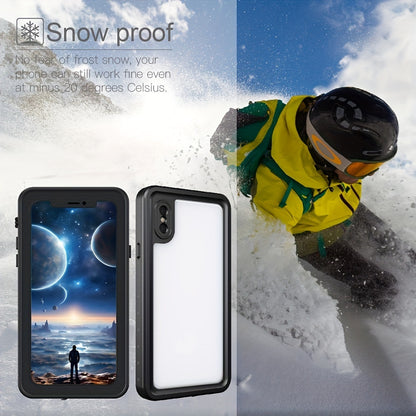 Waterproof Case For iPhone X XR XS Max 360° Full Body Protection Shockproof Dustproof Snowproof Drop proof Built-in Screen Protective Phone Case