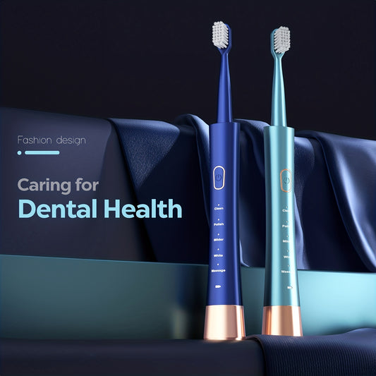 Sonic Electric Toothbrush - High Power Rechargeable Toothbrushes, 5 Adjustable Modes Father'S Day, Mother'S Day Gift