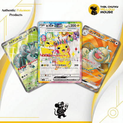 Pokemon Cards Packs X 2 Surging Sparks Korean Authentic Pokémon Booster Packs | TCYM That Chunky Yellow Mouse Import | Korean Super Electric Breaker Pokemon Cards | Korean Imported Sealed Pokémon Packets