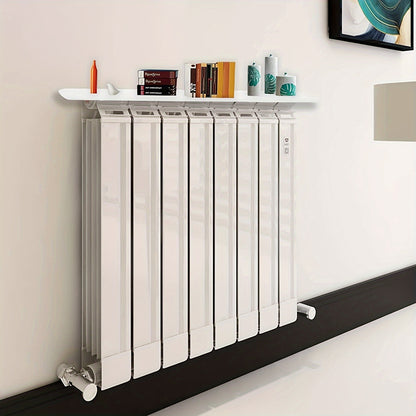 Radiator Shelf 60/90/120Cm MDF Wooden Floating Shelf Cover Modern Cabinet Top for Offices Living Rooms Kitchens Radiator