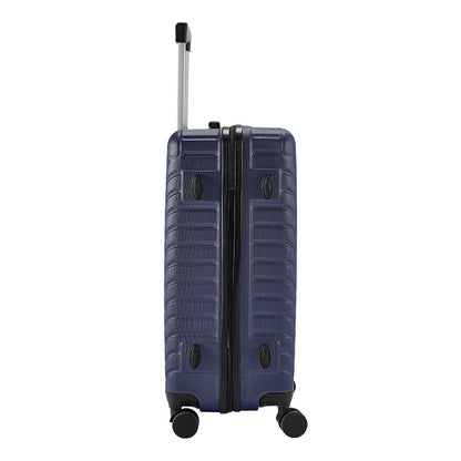 20" Suitcase Lightweight 4 Wheel Spinner Hard Shell ABS Luggage Hold Check in Travel Case Cabin Suitcase Carry On Suitcase, Hard Shell Suitcase with 4 Wheels Cabin Luggage Blue B