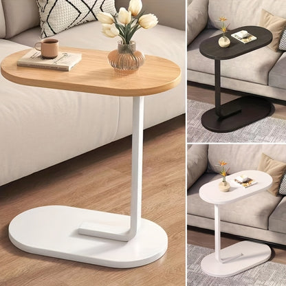 C-Shaped Coffee Table Bed Sofa Side End Table Laptop Notebook Desk Living Room