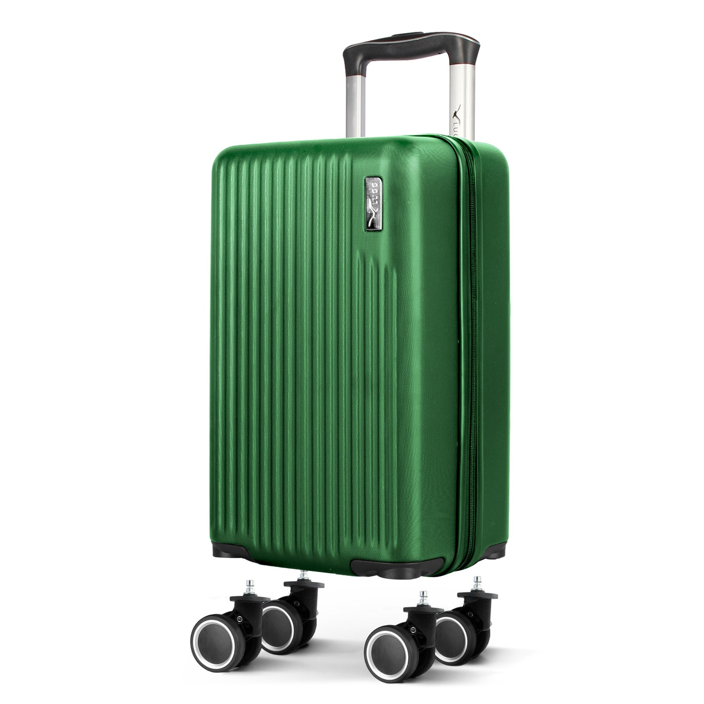 LUGG - Vacay 40cm Suitcase - 40x30x20cm without wheels - Ryanair Compatible - Underseat Size - Hard Shell ABS with Smooth 360° Wheels & Removable Wheels
