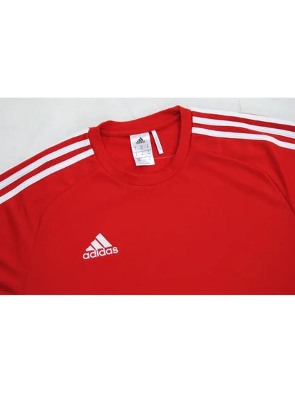 Adidas Climalite T Shirt Top Kids Boys Girls Football - Order One Size Larger As Small Fitting - Measure Chest & Check Against Attached 'Size Guide.'
