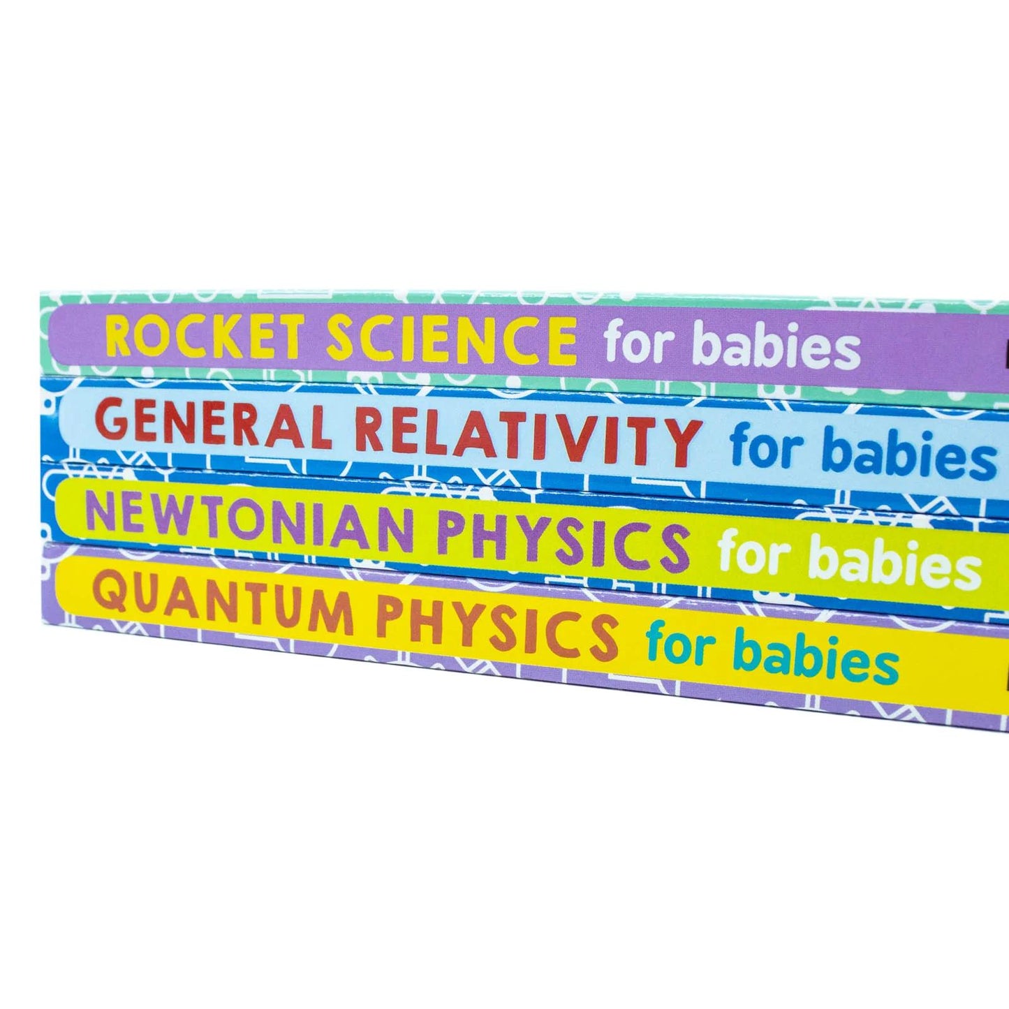 Baby University Four-Book Set By Chris Ferrie (Quantum Physics, General Relativity, newtonian Physics, Rocket Science)