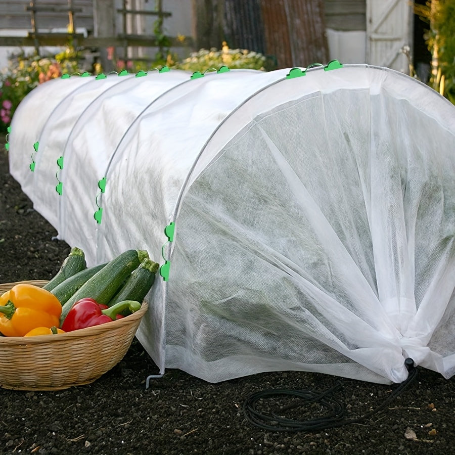 10 Sets of 259.08cm Rustproof Fiberglass Garden Hoops for Raised Beds - Heavy-Duty Plant Support Stakes with Reinforced Corners, Durable Greenhouse Hoops for Garden Netting, Grow Tunnels & Row Covers, DIY Garden Setup, Flexible Hoop Design, Weatherresista