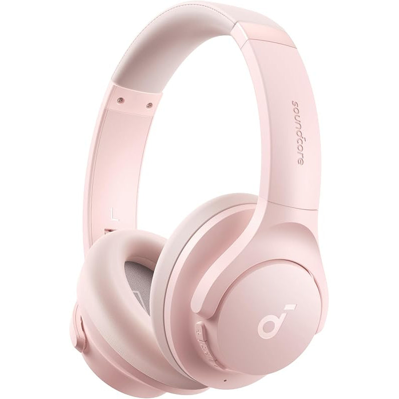 soundcore by Anker Q20i Hybrid Active Noise Cancelling Foldable Headphones, Wireless Over-Ear Bluetooth, 40H Long ANC Playtime, Hi-Res Audio, Big Bass, Customize via an App, Transparency Mode (Renewed)