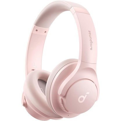 soundcore by Anker Q20i Hybrid Active Noise Cancelling Foldable Headphones, Wireless Over-Ear Bluetooth, 40H Long ANC Playtime, Hi-Res Audio, Big Bass, Customize via an App, Transparency Mode (Renewed)