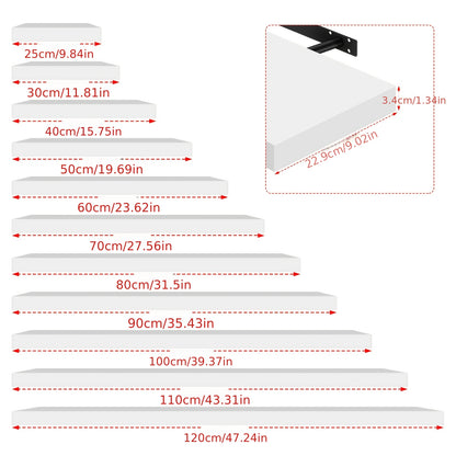 3pcs Wall Shelf Wall Shelf Book Shelf Shelves for Decoration Wall Shelves Made of MDF Wood
