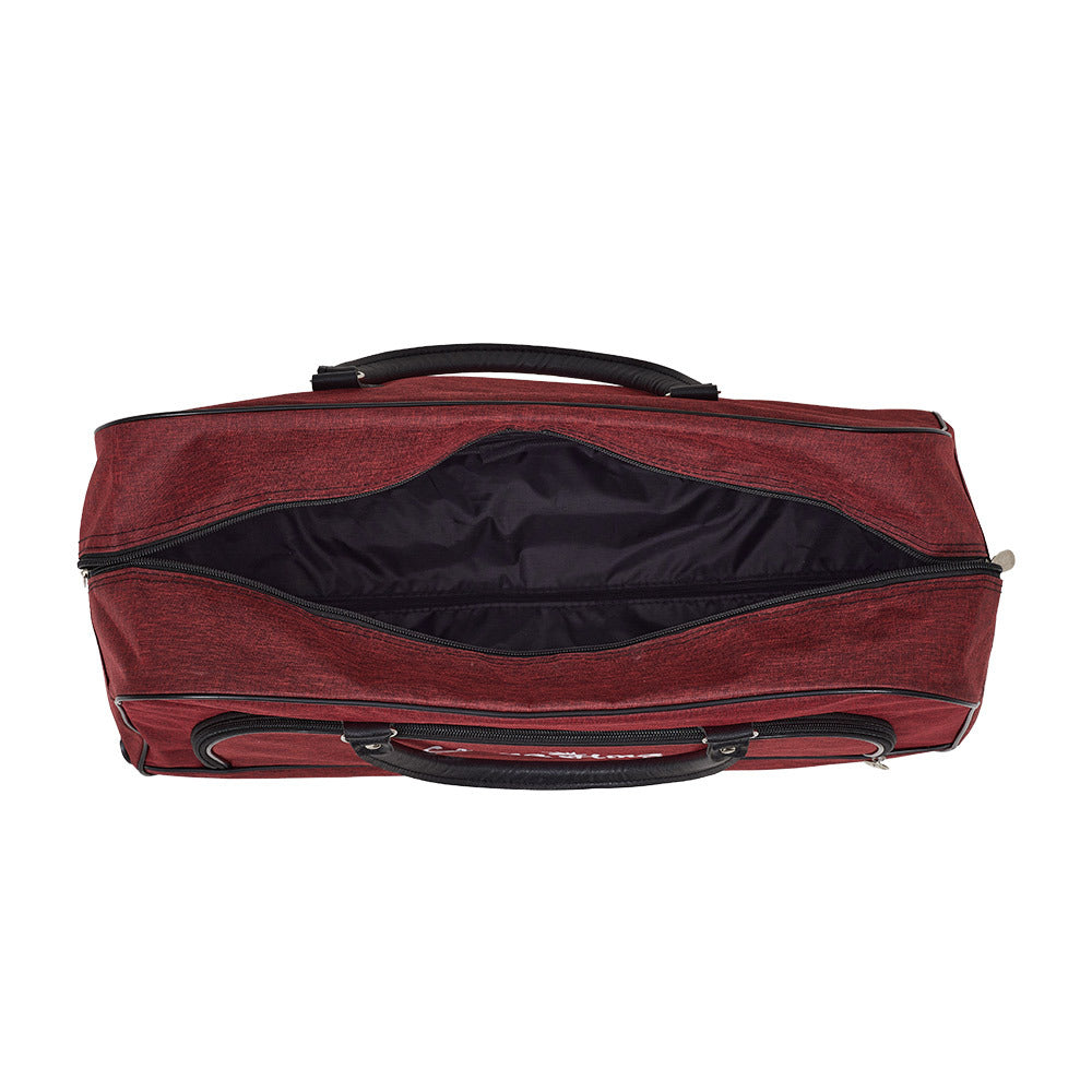 Foldable Wheeled Travel Duffel Bag, Large Capacity Rolling Handheld Luggage for Family Vacations, Outdoor, and Short Trips, Easy - To - Carry Tote with Durable Build