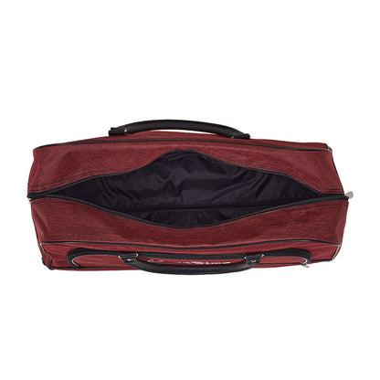 Foldable Wheeled Travel Duffel Bag, Large Capacity Rolling Handheld Luggage for Family Vacations, Outdoor, and Short Trips, Easy - To - Carry Tote with Durable Build