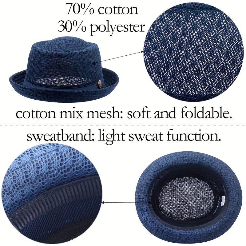 Summer Mesh Sun Hat Breathable Mesh Summer Hat for Men And Women