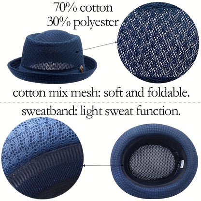 Summer Mesh Sun Hat Breathable Mesh Summer Hat for Men And Women