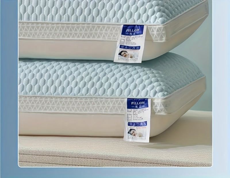Tofu-Style Neck Support Pillows – Two-Piece Set