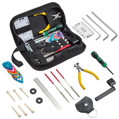 [Guitar Care Kit] 31pcs Guitar Care Kit | Cleaning Repair Luthier Setup Tools