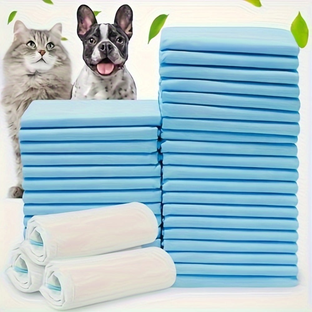 100-Pack Large Absorbent Dog Training Pads – Heavy-Duty Puppy Toilet Mats, Available in 45x60cm, 60x60cm & 60x90cm, Leak-Proof Floor Protection for Puppies & Adult Dogs