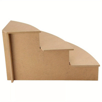 3 Tier Craft Stand Corner Display Stand Cosmetic Shelf Desktop Display Stand POS Point of Sale Display Stand For Retail Counter Shops