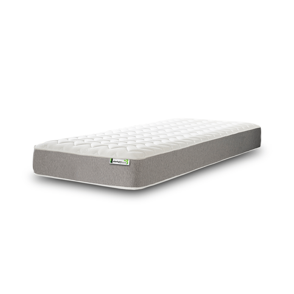Starlight Beds Zig Zag Hybrid Memory Foam and Open Coil Spring 18CM Deep Mattress