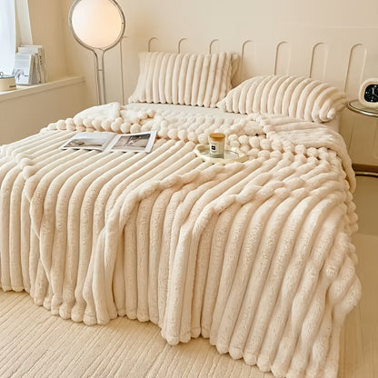Thick, Soft And Comfortable Blanket, Warm Blanket, Nap Blanket, Air Conditioning Blanket, Office Outdoor Camping Gift Blanket, Suitable for All Seasons, New Year'S Gift Blanket