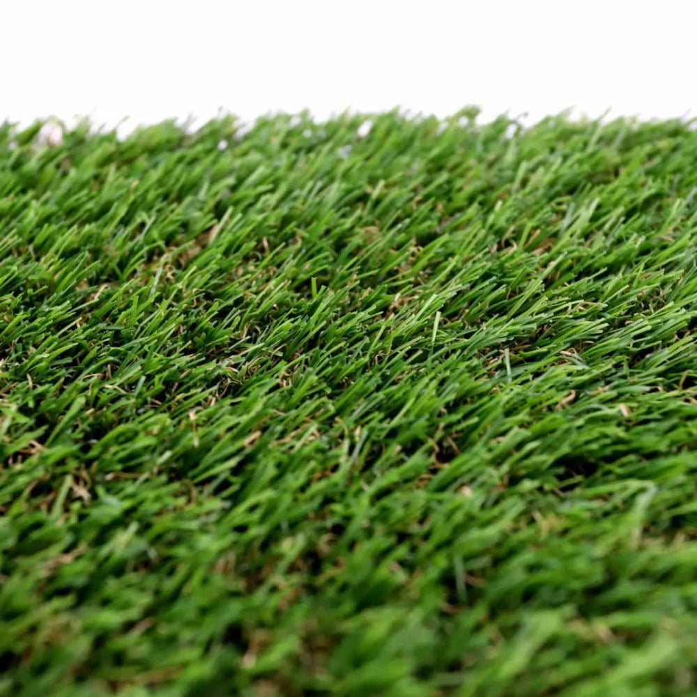 Artificial Grass 20mm Pile Height 1m Wide – UV Resistant Self-Draining Fake Turf, Pet & Child Friendly, Multiple Lengths for Garden, Patio, Balcony & Indoor Use