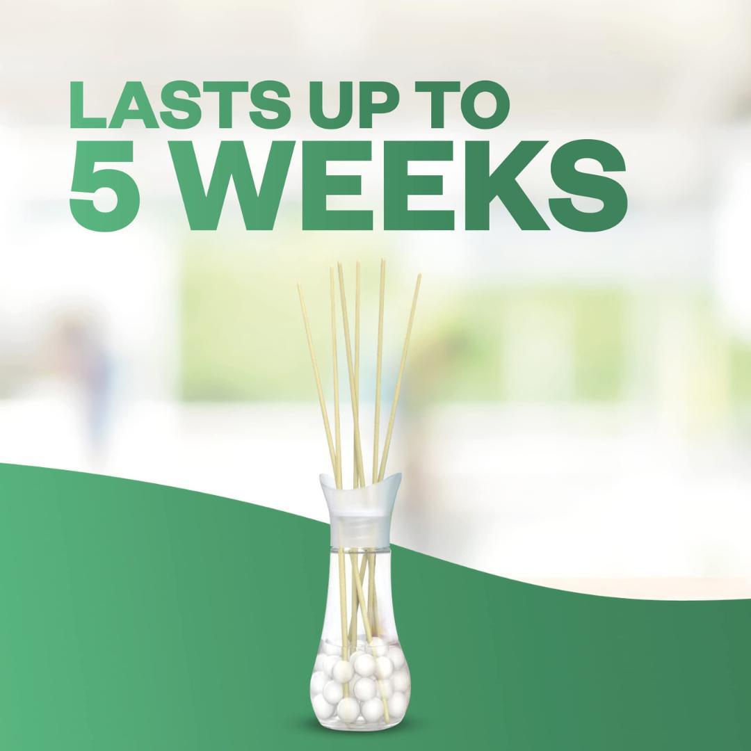 Air Wick Fresh Spring Oasis Reed Diffuser Pack of 5 x 25ml Long Lasting Fragrance Up to 20 Weeks continuous freshness