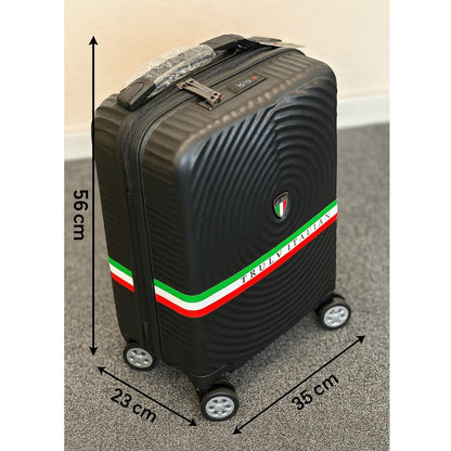 ZULZZ 20'' Lightweight Cabin Carry-On Suitcase – Hard Shell Hand Luggage with Code Lock, 4 Detachable 360° Double Spinner Wheels