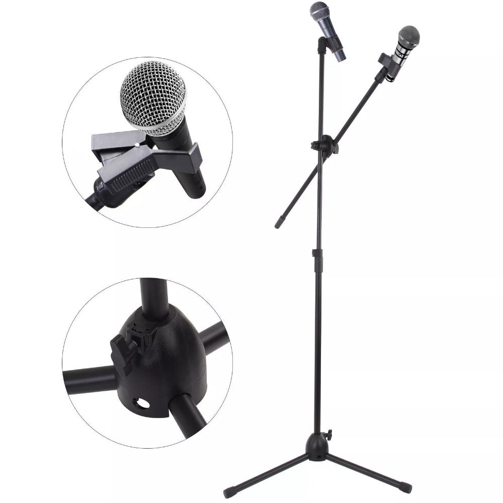 Ground Support Stand, Adjustable Microphone Stand, Floor-standing Microphone Stand, Microphone Tripod Stand