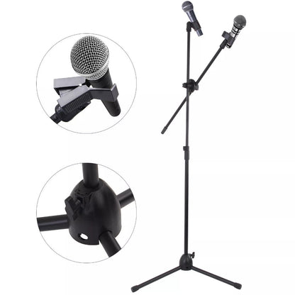 Ground Support Stand, Adjustable Microphone Stand, Floor-standing Microphone Stand, Microphone Tripod Stand