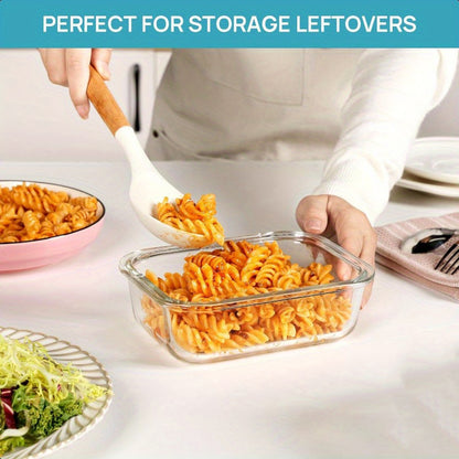 Glass Refrigerator Storage Box16pcs (8 Containers +8 LIDS), Food Storage Container, Crisper with Leak-proof Lock Lid - for Microwave, Lunch Box, Refrigerator, Party, Camping, Wedding - for Meals, Snacks, Fruits, Vegetables, Fitness Meals, Meat