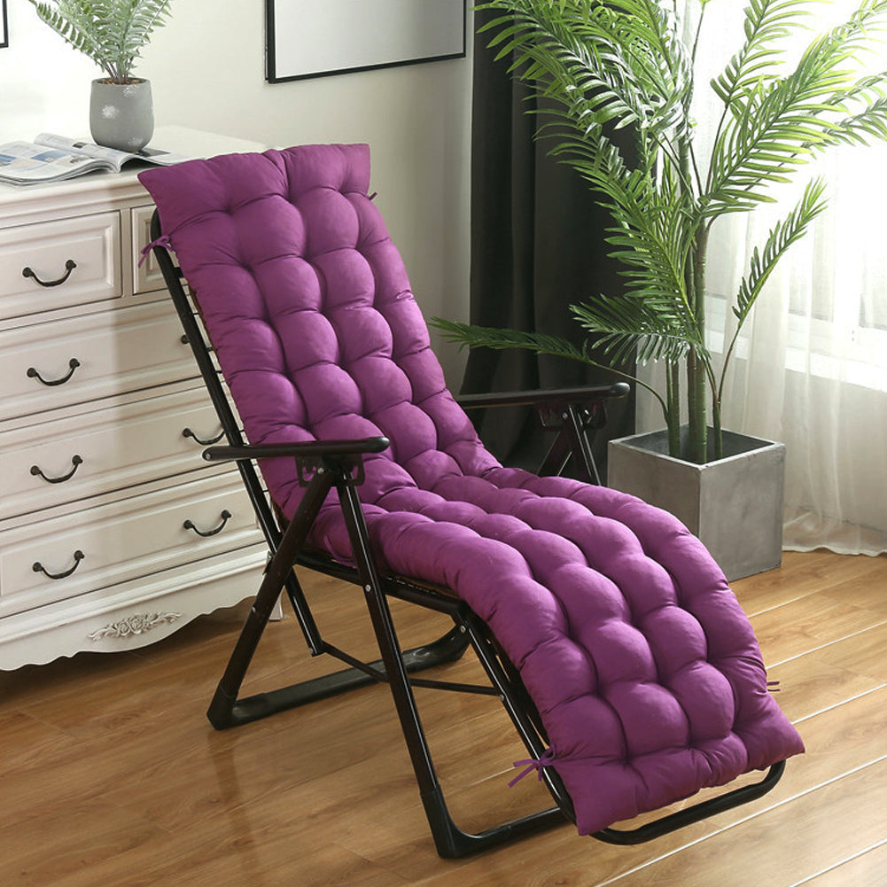 1pc Patio Chair Cushion Modern Sofa Chaise Lounge Cushion Seating Garden Bench Rattan Chair Cushion Swing Cushion 170*48*8cm Only Cushion