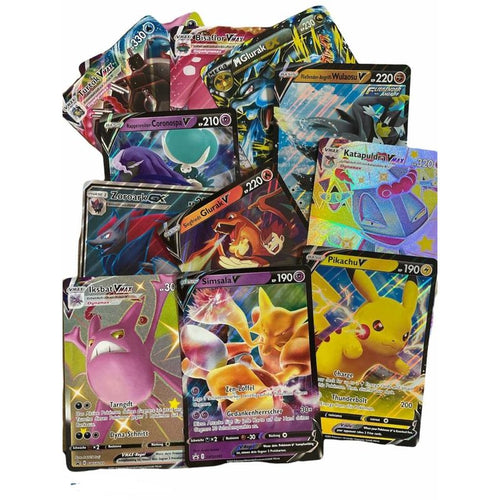 Pokémon XXL Cards German 2-Pack Jumbo Oversized Random Rarity V/VMAX/HOLO/EX/GX